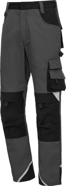 Produktbild Nitras MOTION TEX PLUS, lange Arbeitshose, grau / schwarz (Farbcode: 1210), 280 g/qm, atmungsaktives