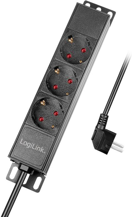Produktbild LogiLink Steckdosenleiste (3 x, CEE 7/3, 1.80 m)