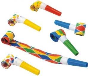 Actual product image Papstar Party whistle 6er set