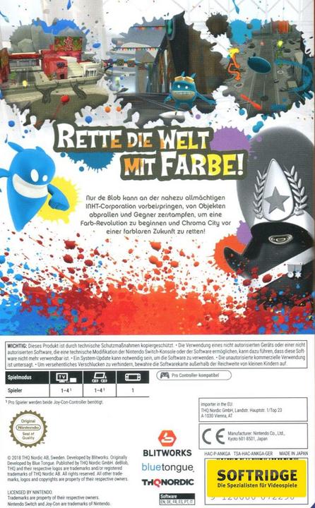 Actual product image THQ De Blob (Switch, EN)