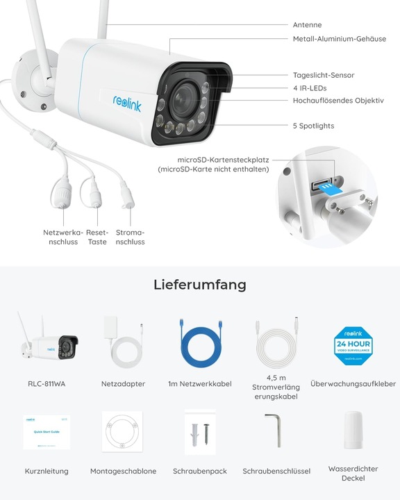 Produktbild Reolink W430-4K 8MP (3840 x 2160 Pixels)