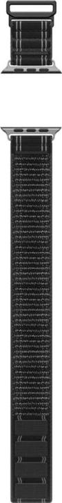 Actual product image Spigen WBF0 Apple Watch (44/45mm) / Watch 10/11 (46mm) / Ultra (49mm) Band Black (Fabric, Nylon, Plastic, Stainless steel)