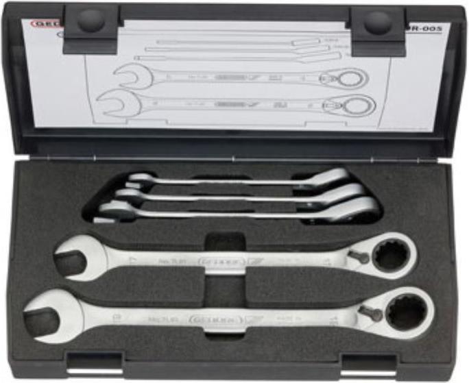 Actual product image Gedore Combination ratchet wrench set (18 mm, 19 mm, 9 mm, 8 mm, 10 mm, 14 mm, 11 mm, 12 mm, 17 mm, 15 mm, 13 mm, 16 mm)