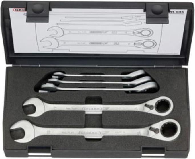 Gedore Combinatie ratelsleutelset (19 mm, 8 mm, 10 mm, 14 mm, 18 mm, 11 mm, 12 mm, 17 mm, 15 mm, 13 mm, 9 mm, 16 mm)