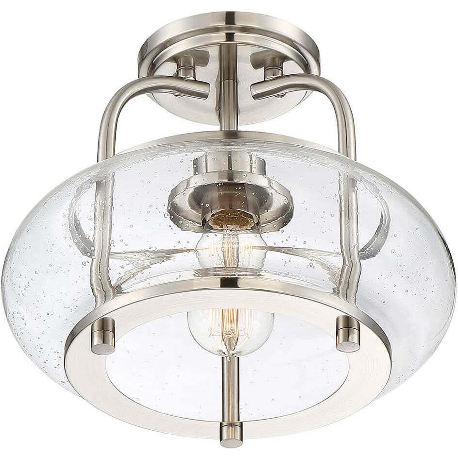 Thumbnail - Elstead Lighting, Wandleuchte + Deckenleuchte, Trilogy Deckenleuchte E27 Nickel gebürstet (E27)