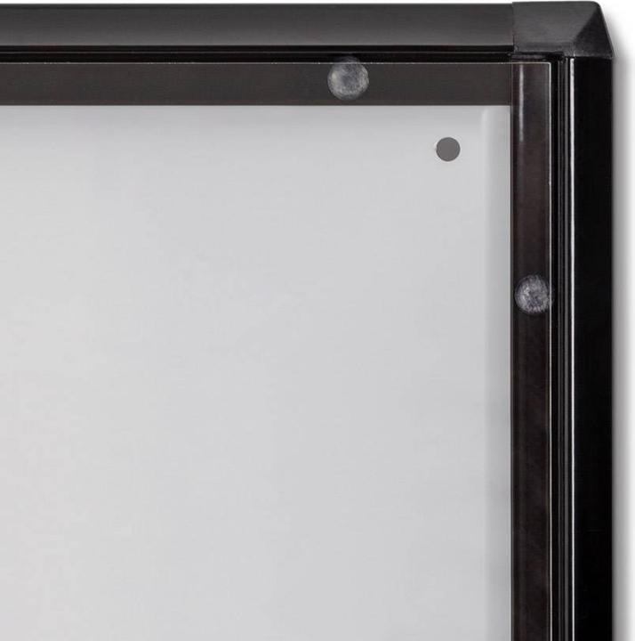 Produktbild Showdown Displays Showdown® Displays Schaukasten Economy schwarz 6x DIN A4 (Pinnwand)