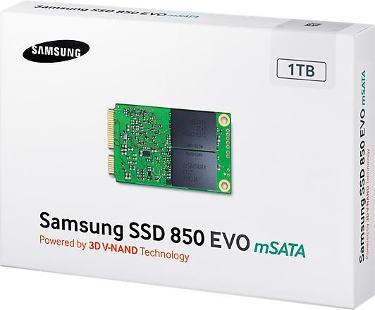Actual product image Samsung 850 Evo (1000 GB, mSATA)