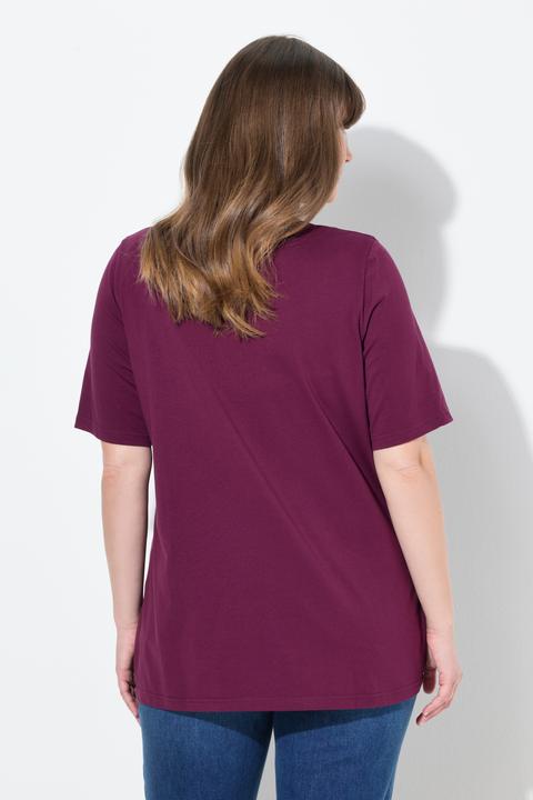 Produktbild Ulla Popken T-Shirts, 2er-Pack, V-Ausschnitt, Halbarm (58)