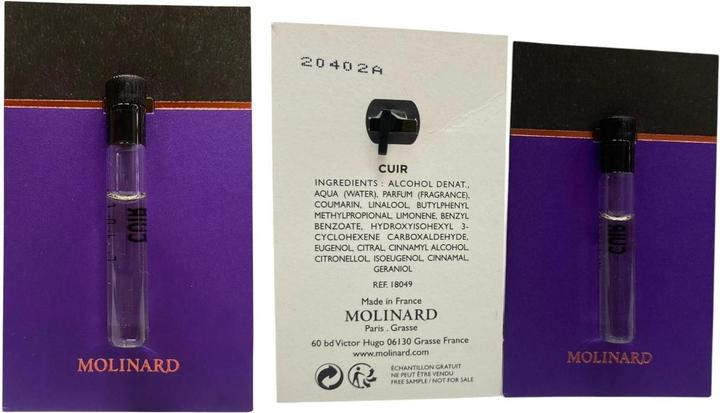 Actual product image Molinard Les Elements Collection Cuir (Eau de parfum, 1 ml)