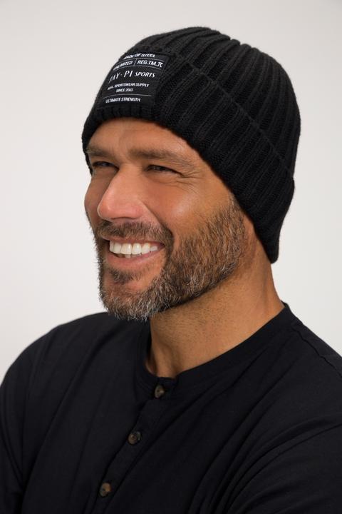 Image du produit Jay-Pi Bonnet à large revers, en maille côtelée (Taille unique)