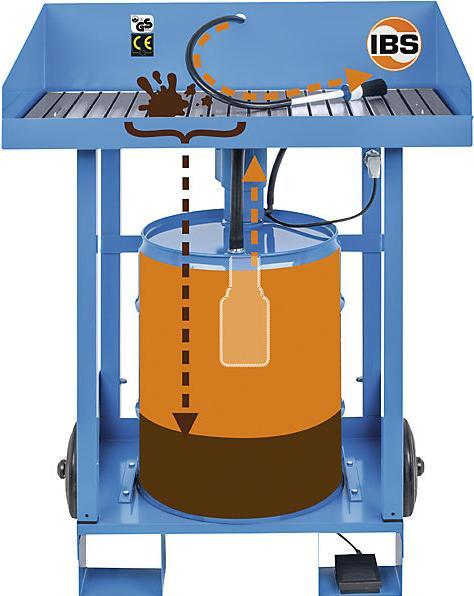 Produktbild kaiserkraft Kleinteilereiniger mobil, für Fassgrösse 50 l