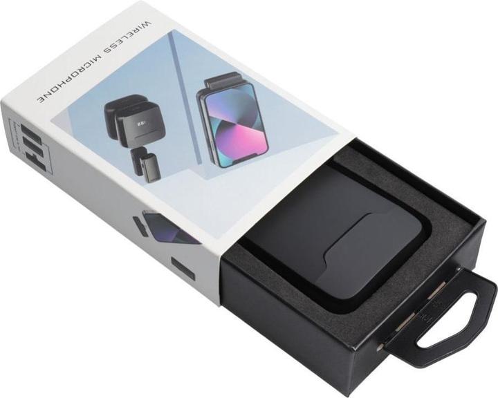 Image du produit OEM Smart device Wireless lavalier microphone Type C with charging case S11 black