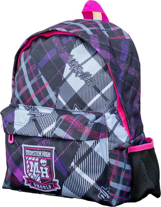 Actual product image Monster High Tartan Patch Backpack