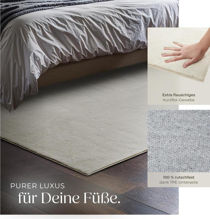 Immagine prodotto tectake Kurzflorteppich Soft Zone (120 x 170 cm)