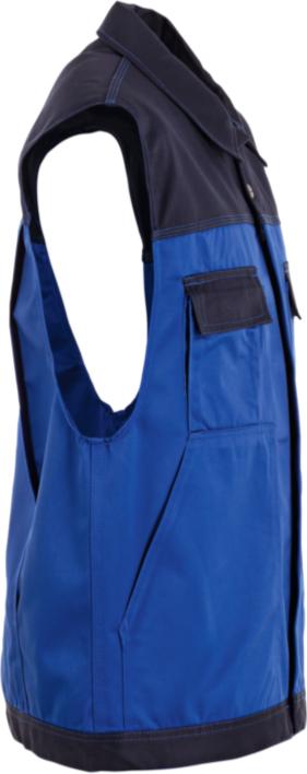 Actual product image Planam Waistcoat cornflower blue/navy M L (L)