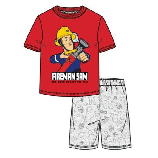 Procos, Jungen, Pyjamas, Sam The Fireman Kid Kurz Schlafanzug 122/128 Cm, Grau, (122, 128)