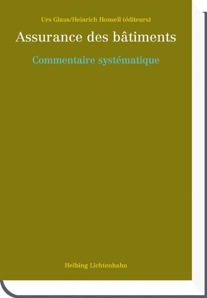 Produktbild Assurance des bâtiments (Französisch, Heinrich Honsell, Urs Glaus, 2011)