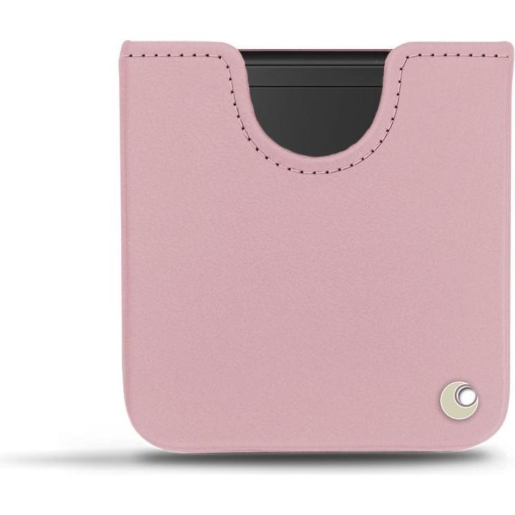 Noreve Lederschutzhülle (Samsung Galaxy Z Flip), Smartphone Hülle, Rosa
