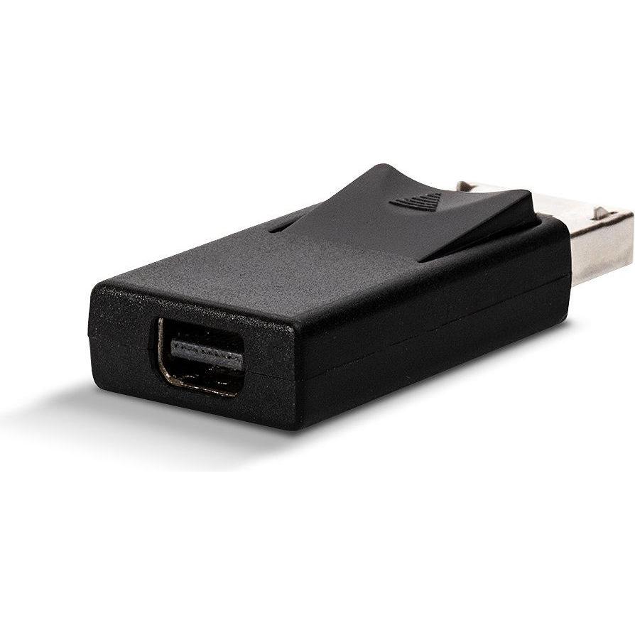 Thumbnail - Lindy DisplayPort zu (Mini DP, 5.60 cm), Data + Video Adapter, Schwarz