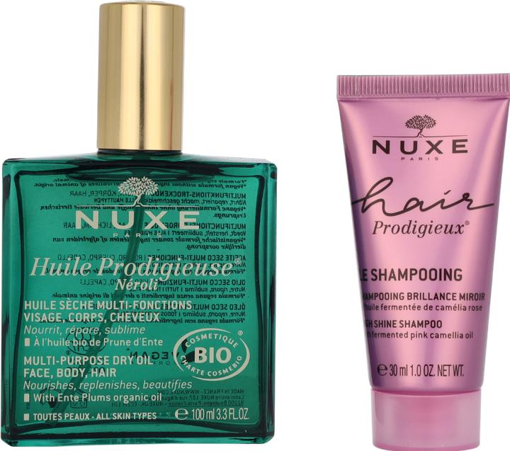 Image du produit Nuxe Coffret Huile Prodigieuse Néroli Huile sèche + Shampooing (Set soin du corps)