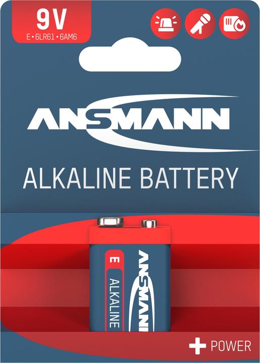 Produktbild Ansmann Alkaline 9V-Block red-line (1 Stk., 9V Block, 550 mAh)