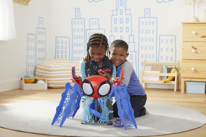 Actual product image Hasbro Spidey and His Amazing Friends Web-Quarters Playset