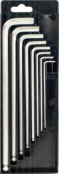 Image du produit Magni Jeu de tournevis coudés en boîte coulissante 8 pièces 2-10mm long tête sphérique FORTIS