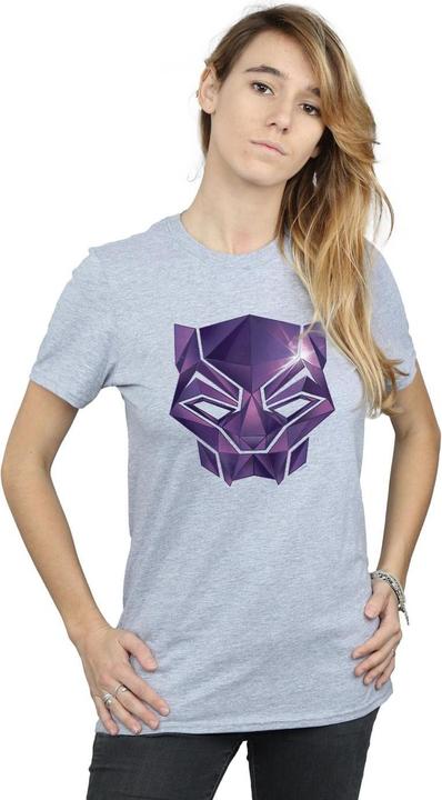 Produktbild Avengers Infinity War Black Panther Geometrisches BaumwollBoyfriend TShirt (XXL)