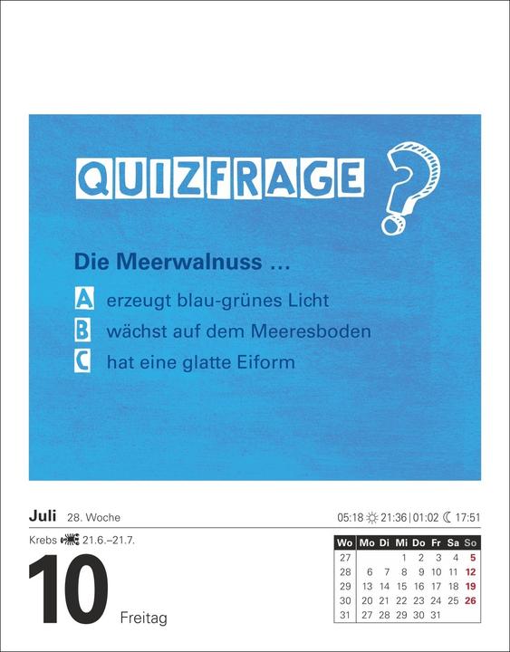 Produktbild Harenberg Ist es wahr, dass...? Tagesabreisskalender 2026 - Alltagswissen auf dem Prüfstand (Deutsch)