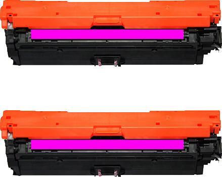 Actual product image Hermex Compatible HP Color LaserJet Professional CP5225dn replacement cartridges magenta (M)