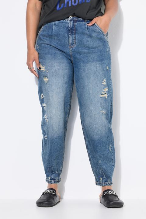 Actual product image Studio Untold Distressed Stretch Fit Balloon Jeans (54)