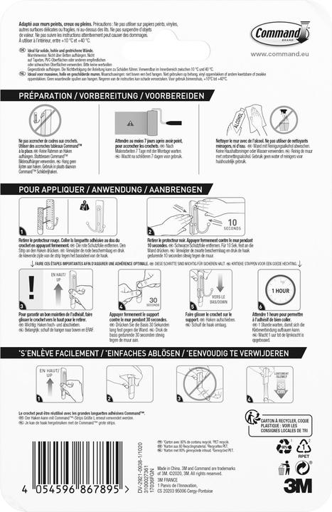 Nutritional values and ingredients Command Double hook