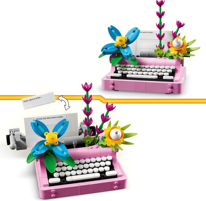 Produktbild LEGO Schreibmaschine mit Blumen (31169, LEGO Creator 3-in-1)