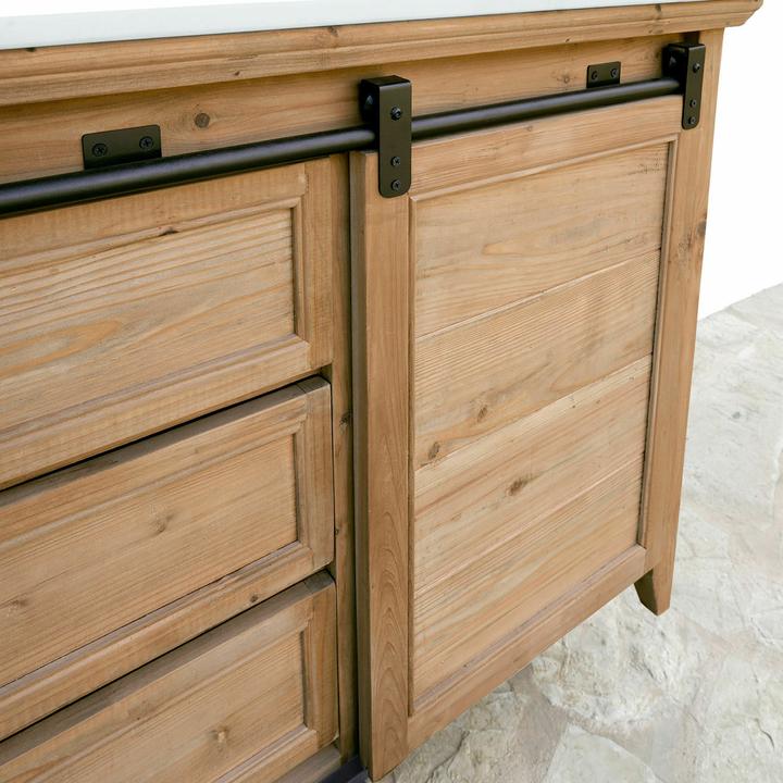 Actual product image Loberon Doppelwaschtisch Montcourt braun