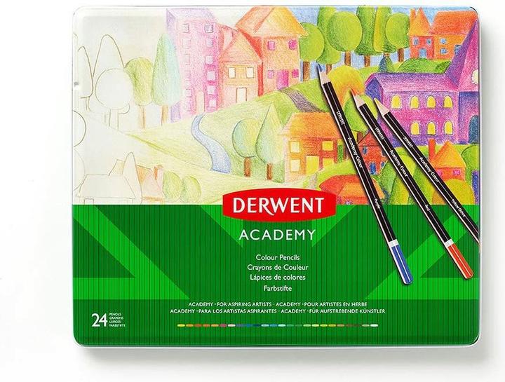 Immagine prodotto Derwent Matita colorata Academy in barattolo (Multicolore, 24 x)