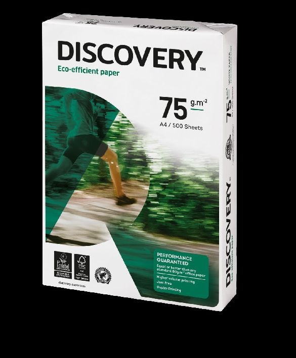 Produktbild Discovery Druckerpapier DIN A4 75 g/m² Matt Weiss 500 Blatt (75 g/m², 500 x, A4)