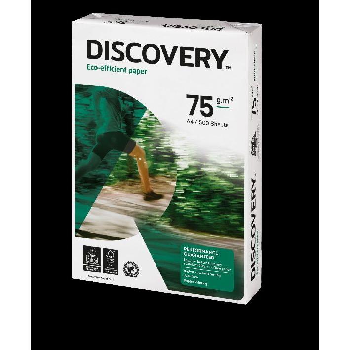 Thumbnail - Discovery, Kopierpapier, Druckerpapier DIN A4 75 g/m² Matt Weiss 500 Blatt (75 g/m², 500 x, A4)