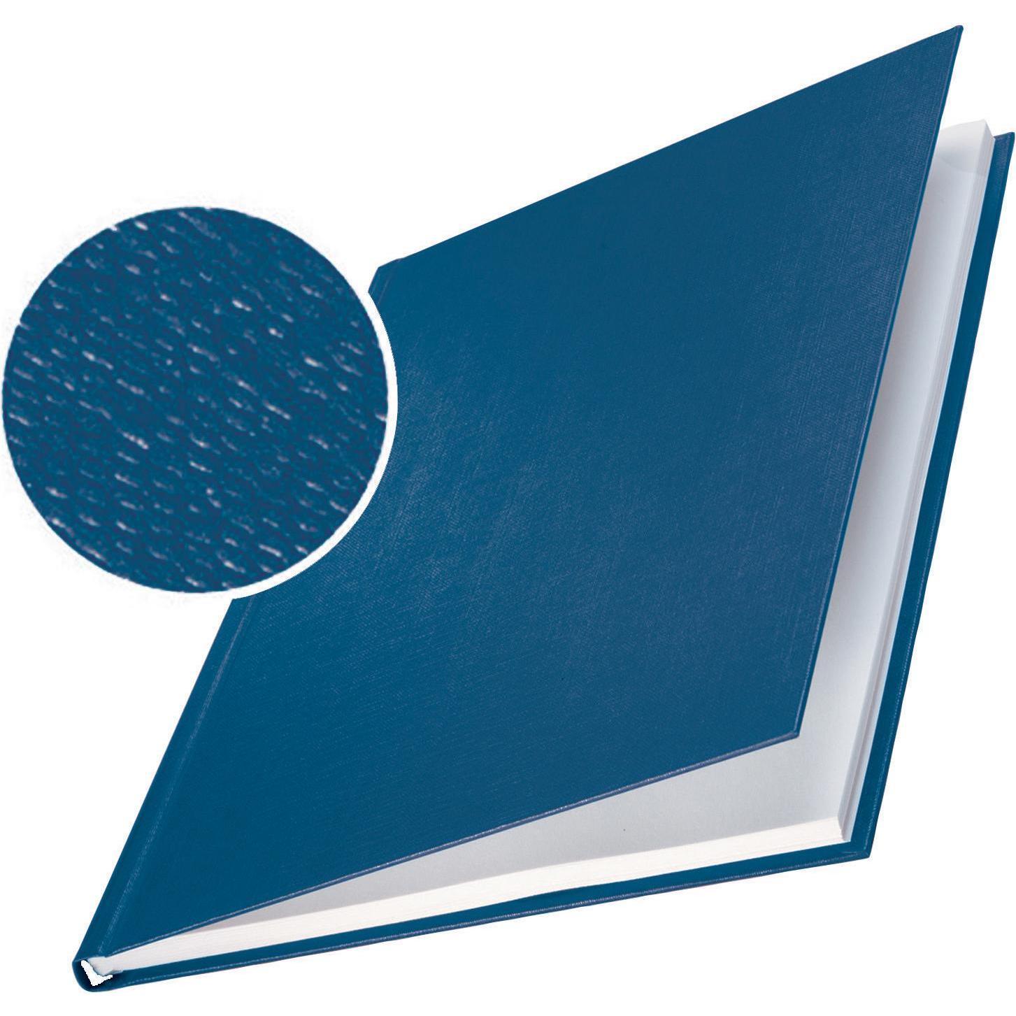 Leitz, Mappe, Buchbindemappe impressBIND A4, 3.5 mm, blau, Hard (A4, 10 x)