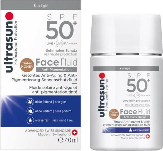 Produktbild Ultrasun Face Fluid Anti-Pigment SPF50+ tinted 40 ml (Sonnencreme Gesicht, SPF 50, 40 ml)