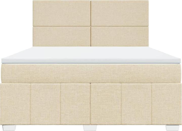 Produktbild VidaXL Bo x springbett mit Matratze 90 x 200 cm Stoff (90 x 200 cm, 90 x 200 cm)