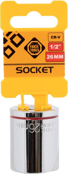 Produktbild Forte tools SOCKET 1/2 26MM (26 mm)