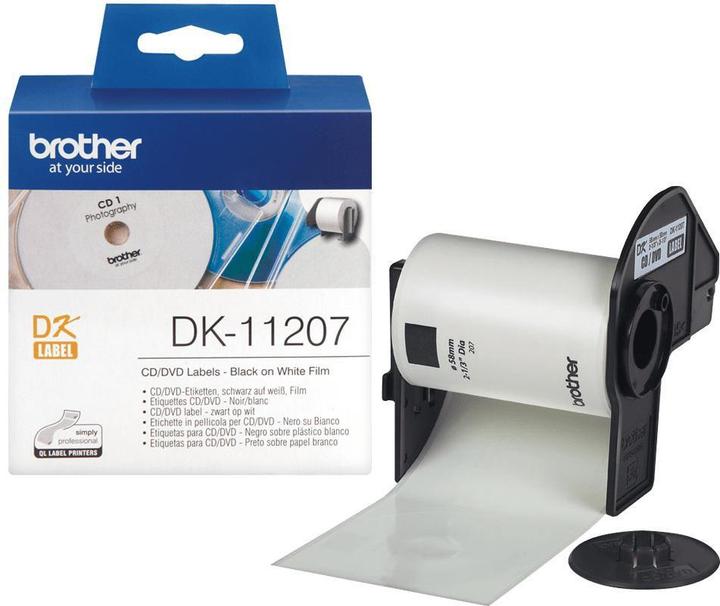 Brother DK-11207 CD/DVD-Etikett (5.80 cm)