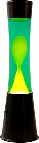 Productafbeelding i-Total Lavalamp Zwart/Groen/Geel, 40cm