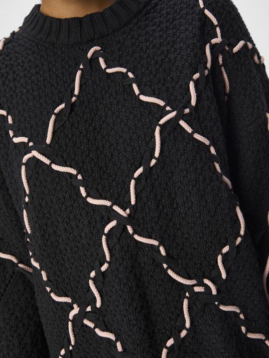 Produktbild Object Longline Strickpullover (S)