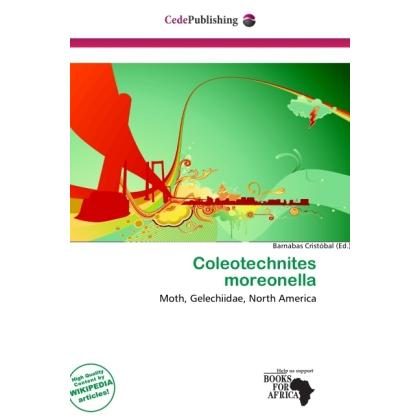 Coleotechnites moreonella, Fachbücher von Barnabas Cristóbal