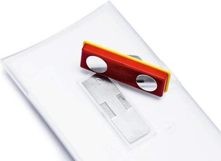 Actual product image Durable Name badges Click Fold with magnet twist-proof