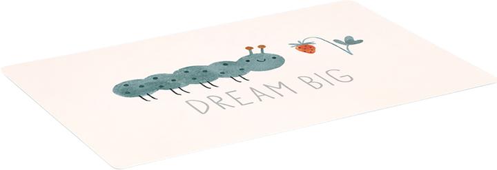 Immagine prodotto Zeller Present Tovaglietta con bruco Dream Big (1 pz., 45 x 30 cm)