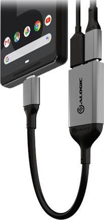 Actual product image Alogic USB-C (MALE) TO USB-C (FEMALE) (USB-C, 2 ports)