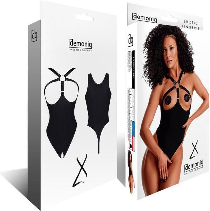 Actual product image Demoniq Body ouvert in black (L)