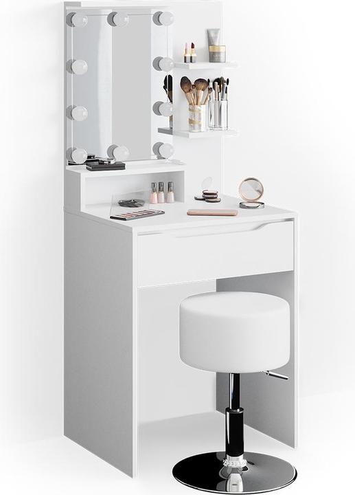 Image du produit Vicco Ruben avec éclairage LED et tabouret (60 x 48 x 143 cm)